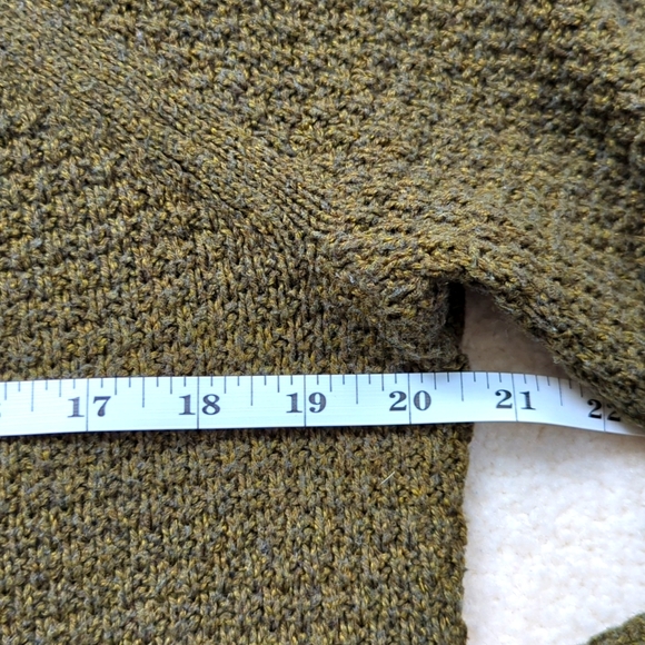 Old Navy Cotton Blend Sweater, Olive Green, Size L - Picture 5 of 9